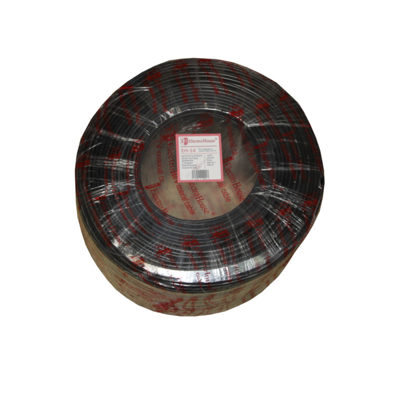 Кабель коаксіальний RG-6U CCS 1.02 Фольга 128 м. жив ПВХ