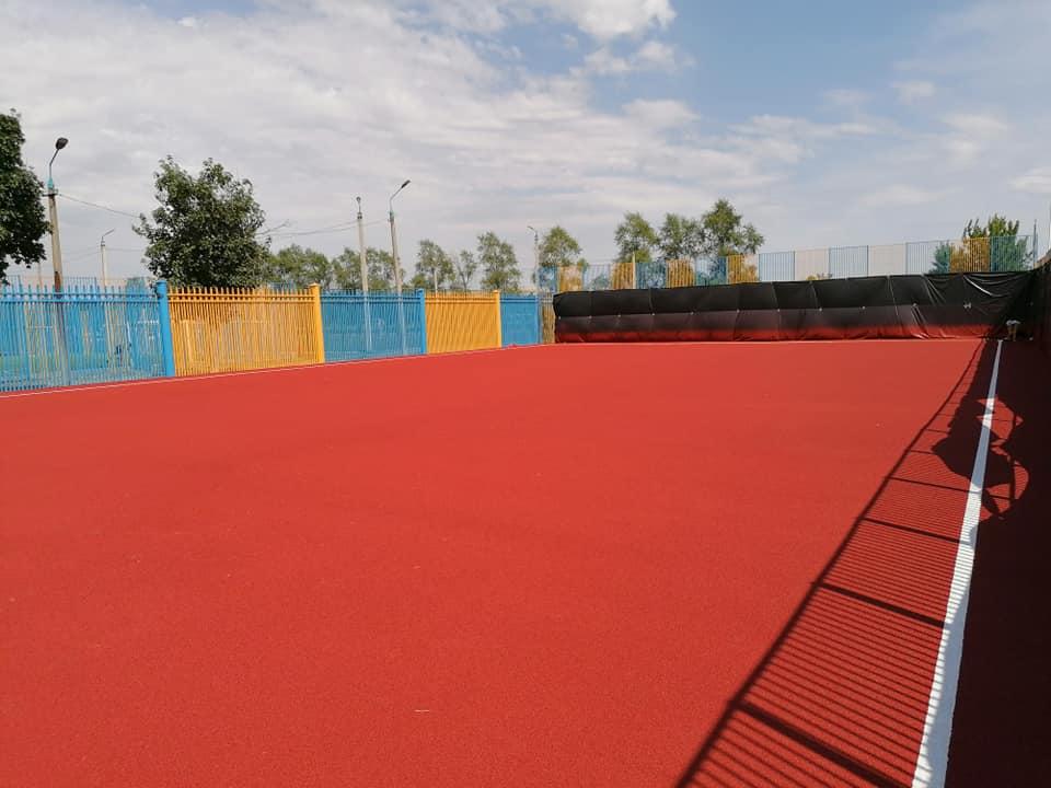Покриття Conipur SP. Будівництво багатопрофільного спортивного майданчика 1