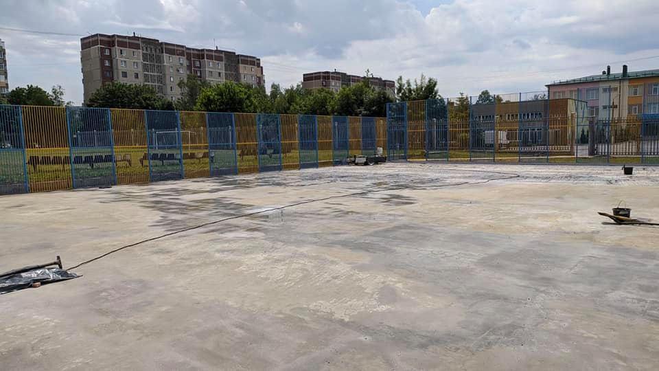 Покриття Conipur SP. Будівництво багатопрофільного спортивного майданчика 3