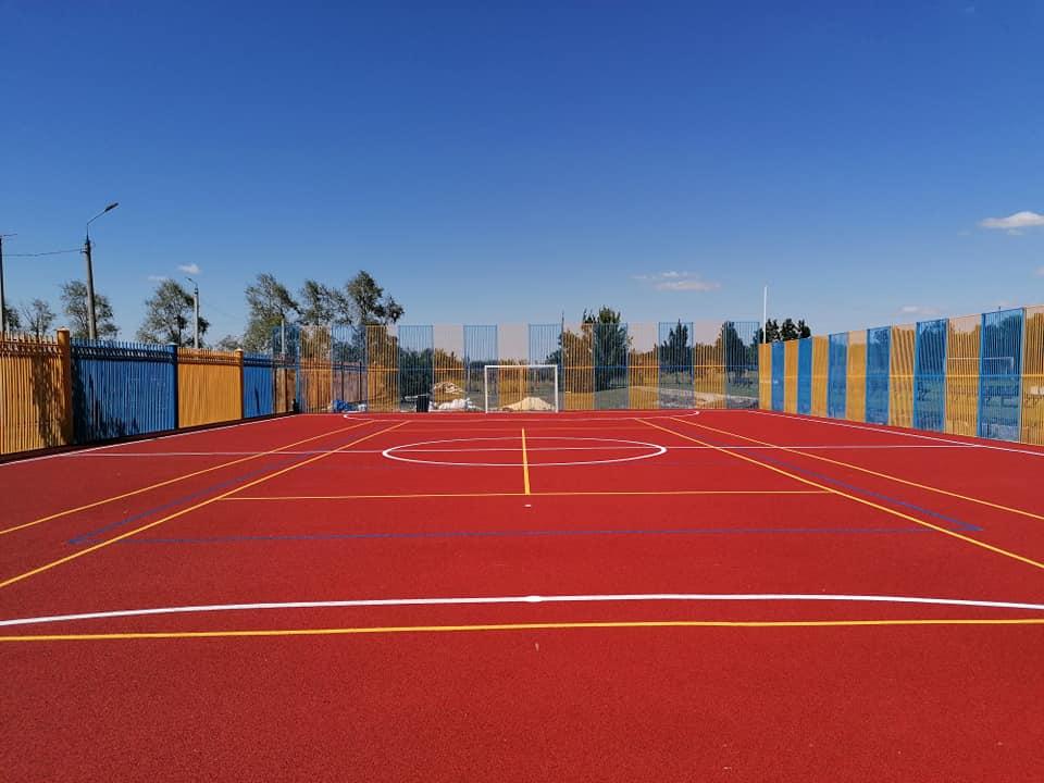 Покриття Conipur SP. Будівництво багатопрофільного спортивного майданчика 4