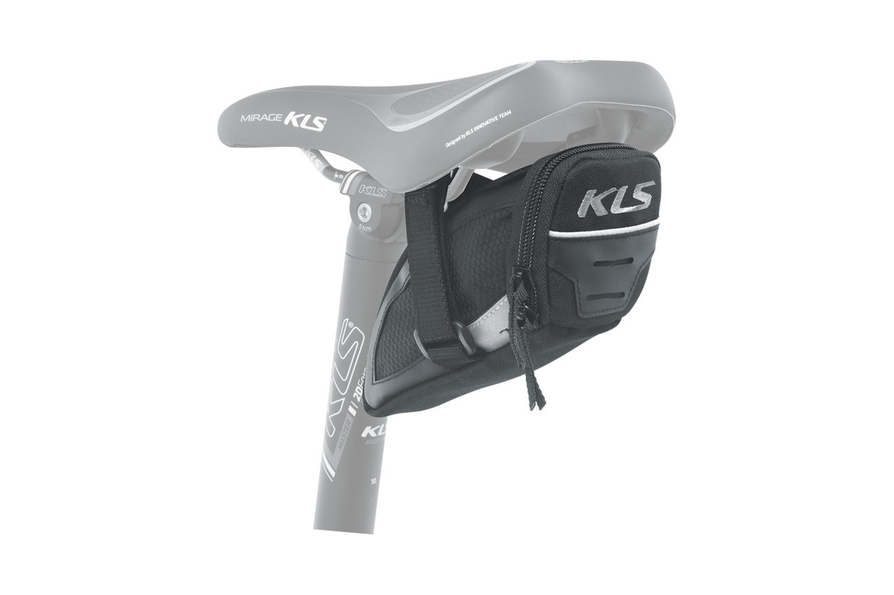 Сумка підсідельна KLS Challanger strap M (0.5 л) чорний