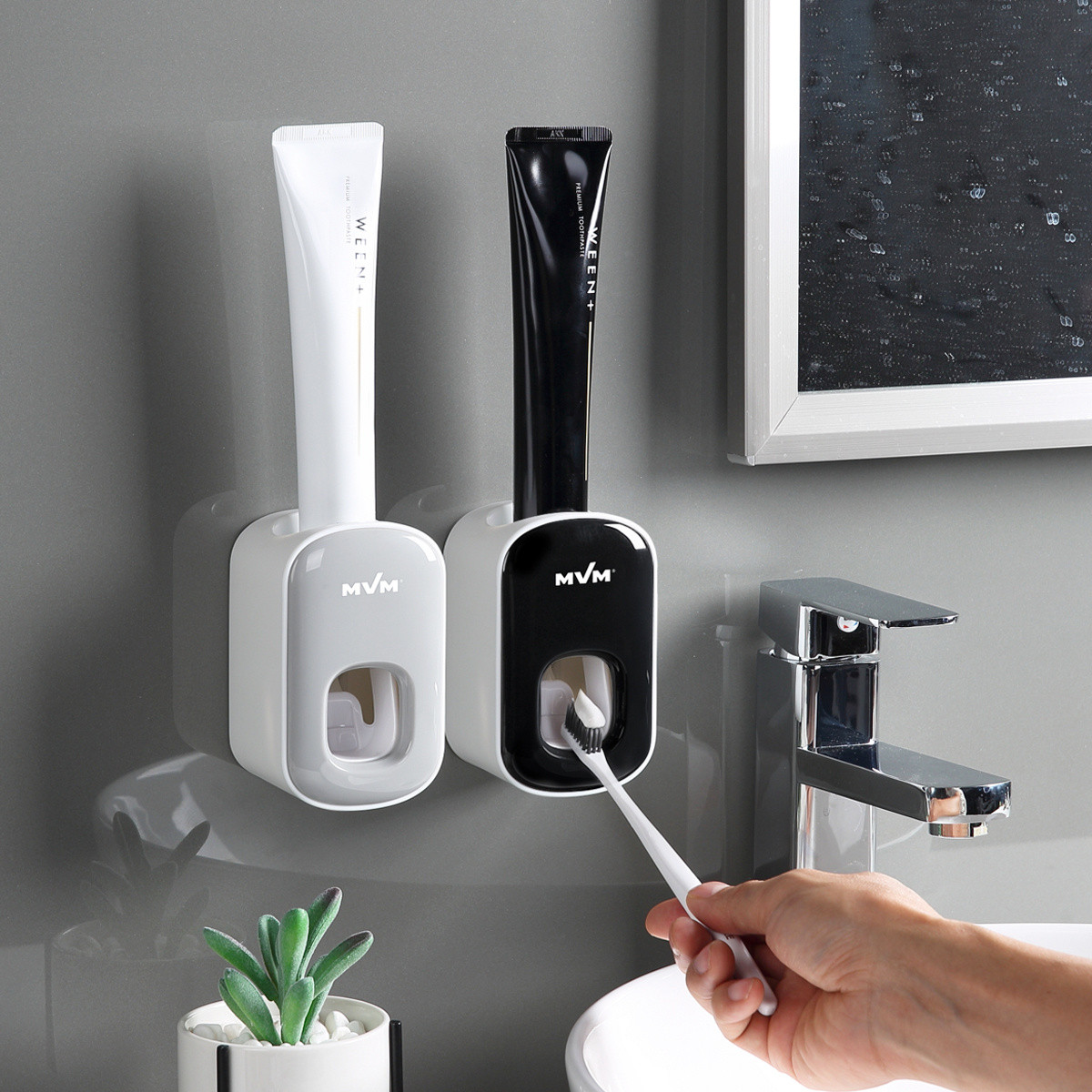 ДИСПЕНСЕР ДЛЯ ЗУБНОЇ ПАСТИ КЛЕЙКИЙ, фото 1