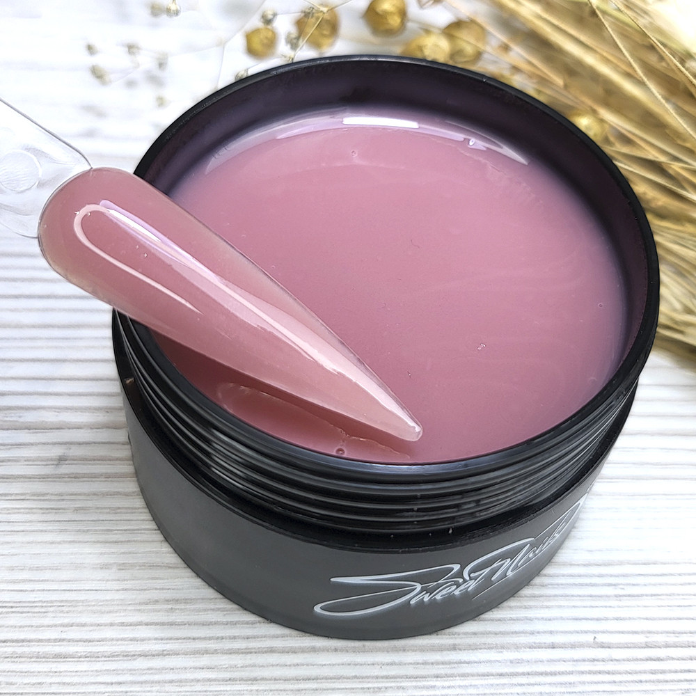 Полігель для нарощування нігтів камуфлюючий Sweet Nails Praga натуральний 50 г