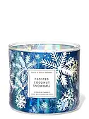 Трифітильна свічка Bath and Body Works FROSTED COCONUT