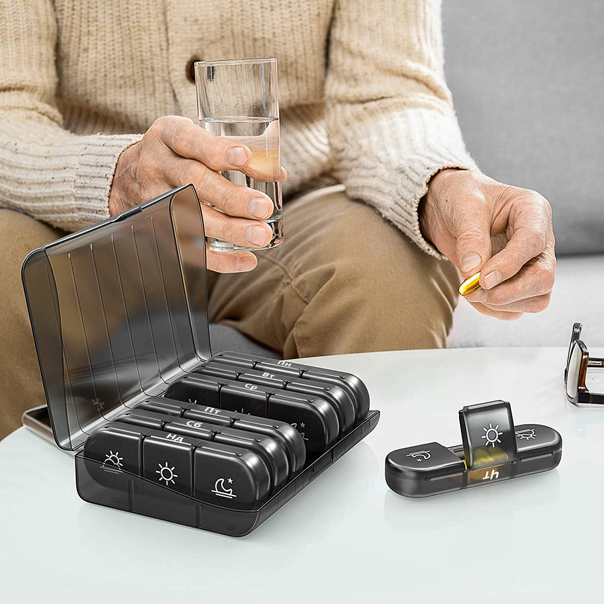 Органайзер для таблеток на 7 днів, фото 1