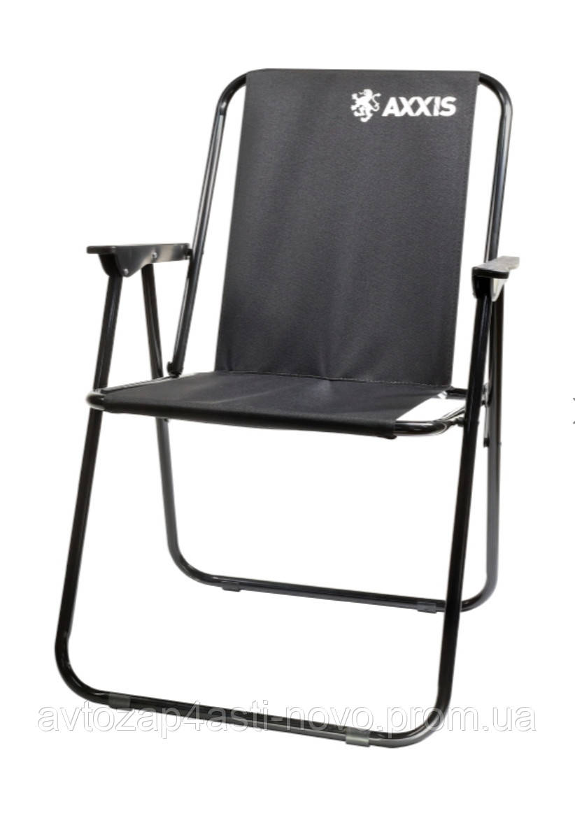Розкладне крісло для пікніка, рибалки (чорне) AXXIS