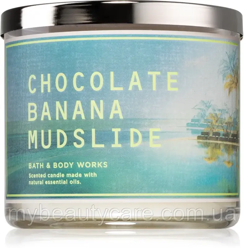 Трифітильна свічка Bath and Body Works BANANA CHOCOLATE