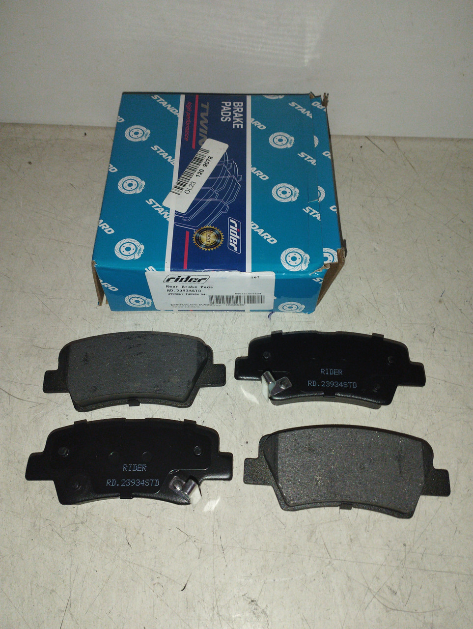 RIDER Колодки гальмівні задні HYUNDAI TUCSON 08-, SONATA 08-, фото 1