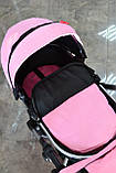 Коляска для ляльок трансформер Carrello Fortuna 9695 PINK, фото 3