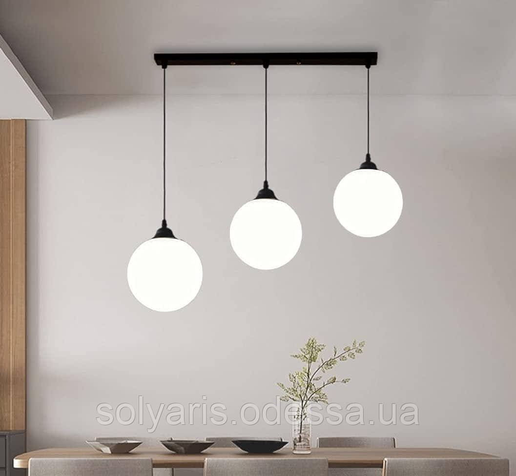 Люстра підвісна кулі 138/3 планка, фото 1