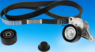 Комплект ременя генератора на Renault Master 3 (2.3dCi / + AC) / Renault (Original) 117209389R