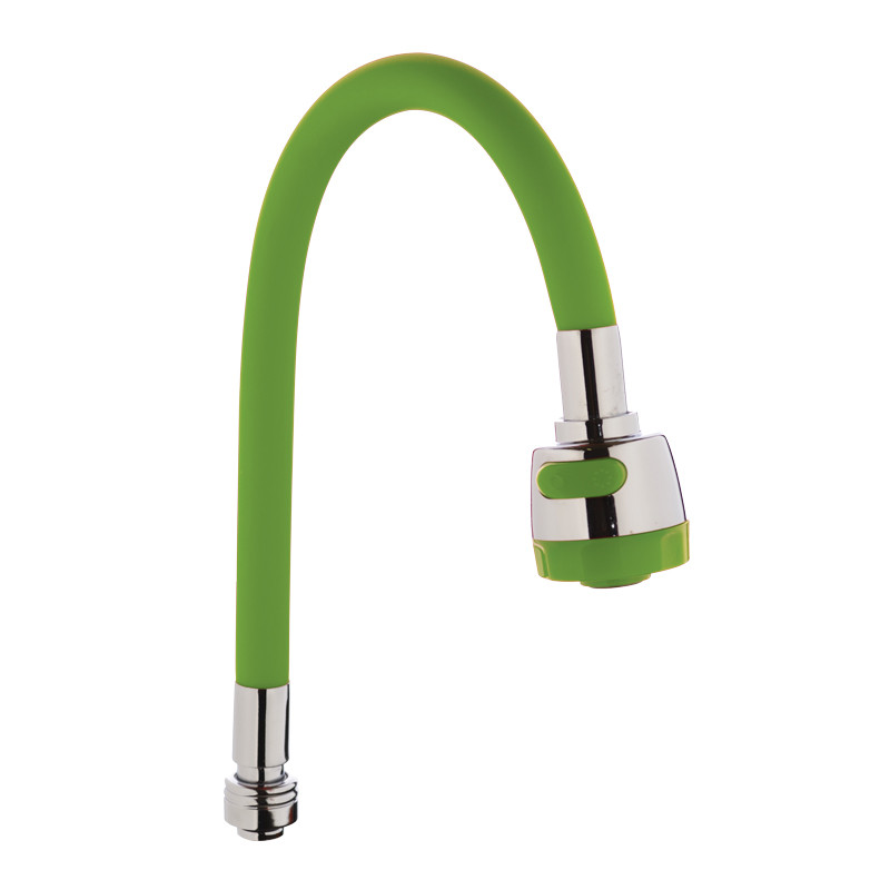 Гнучкий вилив для кухні WEZER WKC-058-PALE GREEN, силіконовий, світло-зелений, фото 1