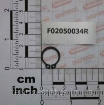 F02050034 Кільце стопорне 15х1 мм