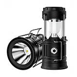 Ліхтар кемпінговий RIAS 5800T на сонячній батареї Black (3_02572), фото 3