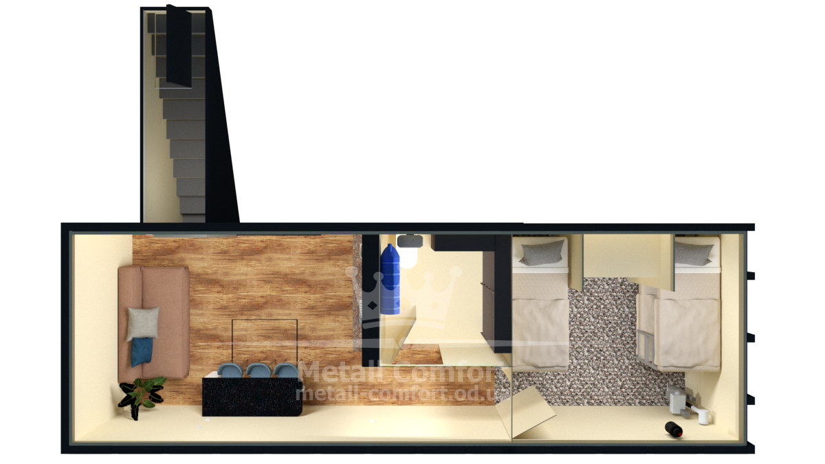 10' x 30' Standard Bomb Shelter "Base Model"