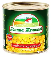 Кукурудза Долина Желаний солодка відбірна 425 мл