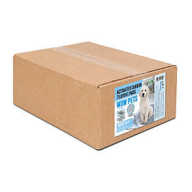 Пелюшки для дорослих собак і цуценят гігієнічні одноразові WOW Pets CARBON 60x60 см з вугіллям 100шт.
