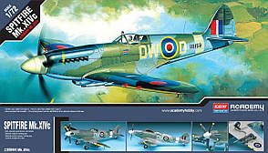 Spitfire Mk.XIVC. Збірна модель літака у масштабі 1/72. ACADEMY 12484