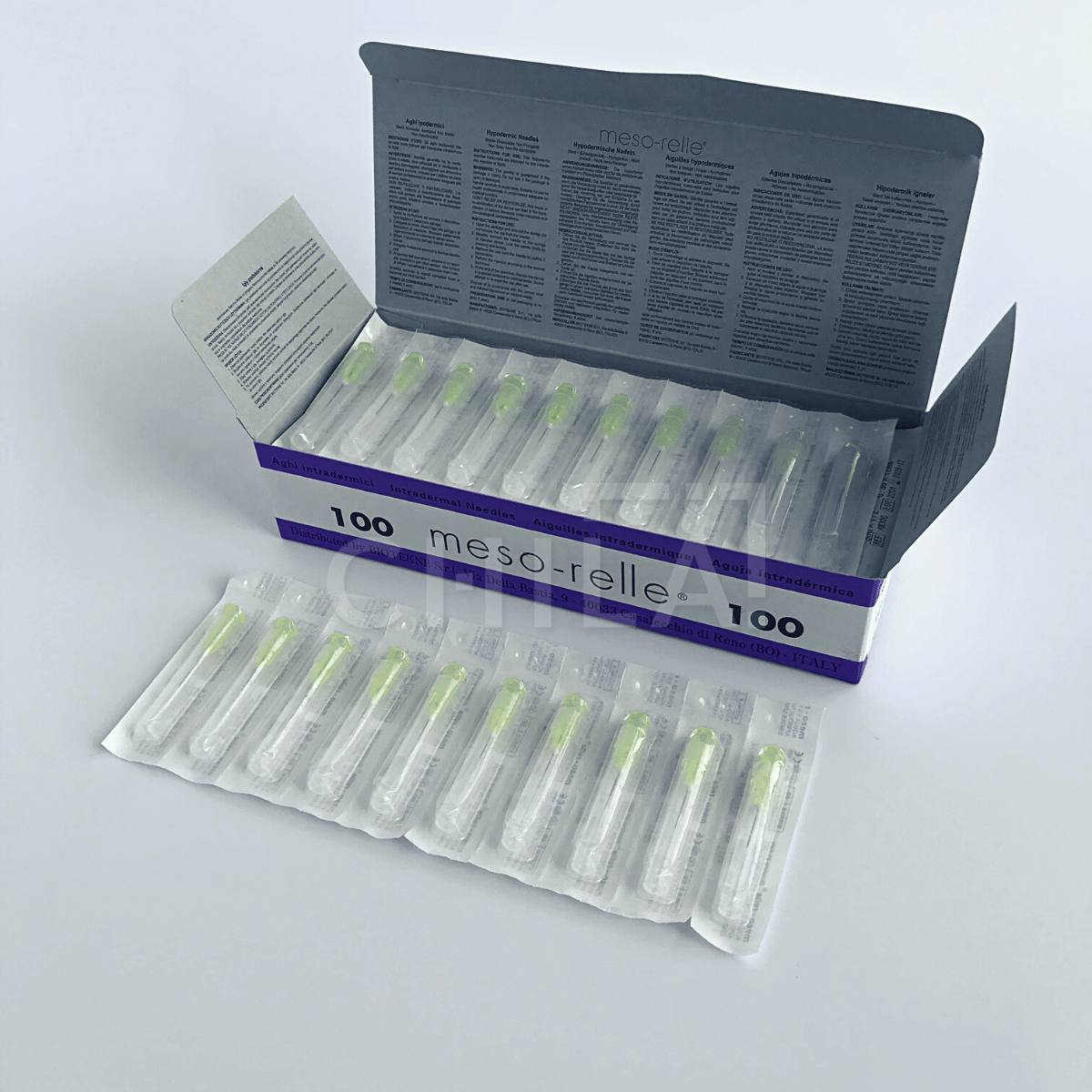 Игла для мезотерапии 30G (0,3х12 мм) Meso-Relle, 10шт/уп (ID#1761884570 ...