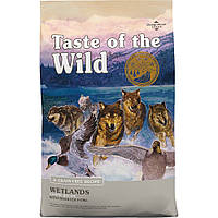 Сухой корм для взрослых собак Taste of the Wild Wetlands Canine Formula с уткой и перепелами 2 кг