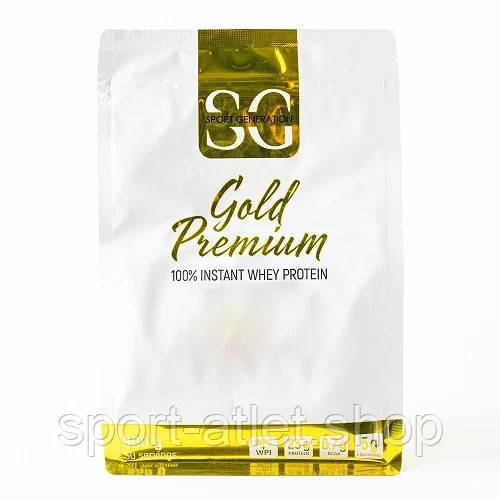 Протеїн Sport Generation Gold Premium 100% Instant Whey Protein, 900 грам - Банан, фото 1