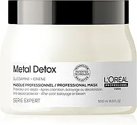 Маска для предупреждения металлических накоплений в волосах L'Oréal Professionnel Metal Detox 500 мл