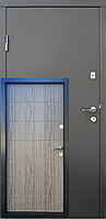 Двери входные металлические уличные Антрацит / Дела 2 Графит 850,950х2040х70 Левое/Правое