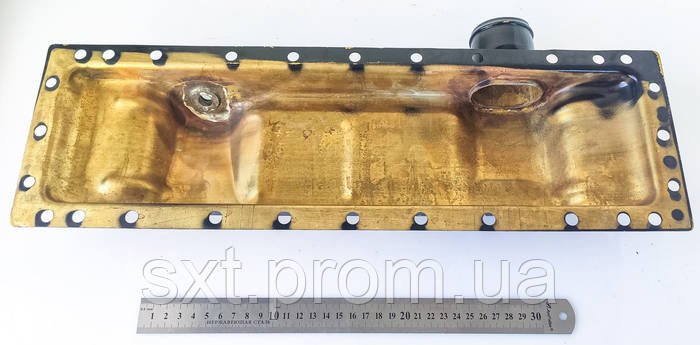 Бачок радиатора нижний МТЗ 1221(латунь) (4-х рядный) (ID#1763531914 ...