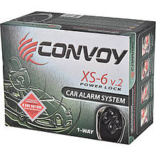 Сигналізація одностороння Convoy XS-6 V2 (турботаймер, керування склопідіймачами)