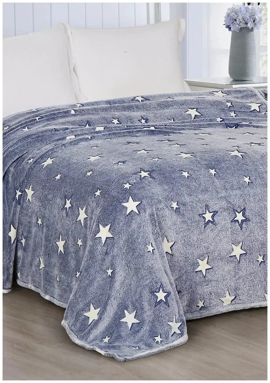 Плед-покривало що світиться в темряві 150х200 см, фото 1