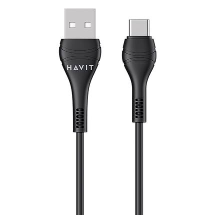 Кабель з'єднувальний зарядний HAVIT HV-CB6161 USB to Type-C 1 м HV-CB6161, фото 1