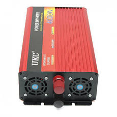 Перетворювач UKC AR 4000W 24V авто інвертор з функцією плавного пуску — KC-2350, фото 5