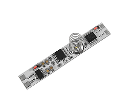 Сенсорний димер для профілю LED М298-10 пружина 10мм 5А білий світлодіод