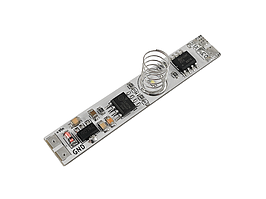 Сенсорний димер для профілю LED М298А-10 пружина 10мм 5А білий світлодіод