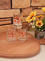 Набір стопок " Успіх квіти" — 9158 6 шт 50 мл