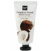 Крем для рук с экстрактом кокоса и маслом ши FarmStay Tropical Fruit Hand Cream Coconut & Shea Butter, 50 мл