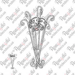 Кована підставка для парасольок 885хD-520 КОМПЛЕКТ ЕЛЕМЕНТІВ