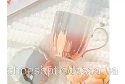 Кухоль керамічний Перлина з ложечкою