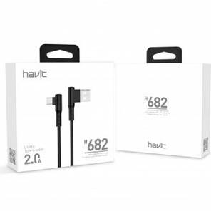 Кабель з'єднувальний зарядний HAVIT HV-H682 USB to Type-C 1 м HV-H682, фото 2