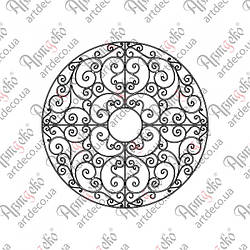 Кована огорожа для захисту дерева  D-2400 КОМПЛЕКТ ЕЛЕМЕНТІВ