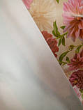 Клейонка на основі тканини Квіти, фото 2