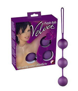 Вагінальні кульки Velvet Purple Balls від Orion   | Puls69