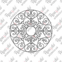 Кована огорожа для захисту дерева  D-2400 КОМПЛЕКТ ЕЛЕМЕНТІВ