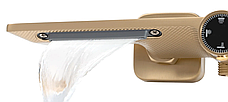 Душовий гарнітур REA HELIX BRUSHED GOLD матове золото з виливом, фото 6