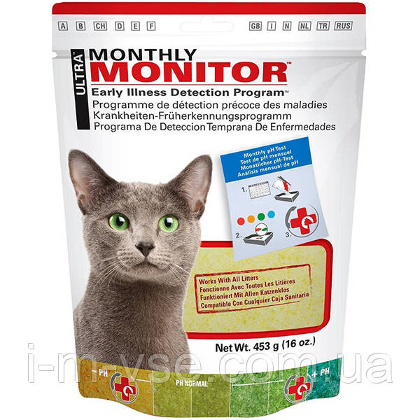 Індикатор рН сечі котів Litter Pearls МАНЗЛІ МОНІТОР (MonthlyMonitor)
