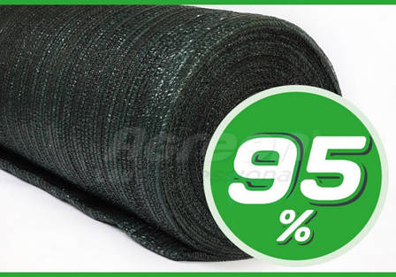 Сітка затіняюча 95% 4*50м, сітка для будівельних риштувань та фасадів будівель, фото 1
