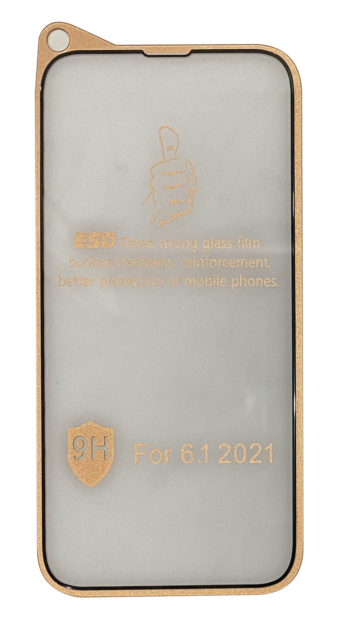 Захисне скло NoName для iPhone 14 Чорне 9H Design, фото 1