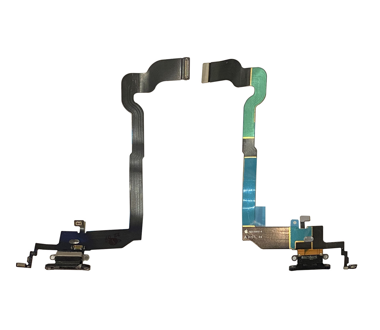 Шлейф iPhone X з роз'ємом зарядки і мікрофоном Чорний, фото 1