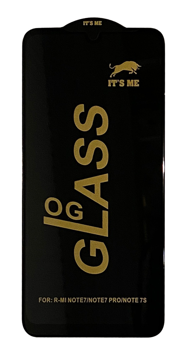 Захисне скло NoName IT'S ME для Xiaomi Redmi Note 7 Чорний, фото 1