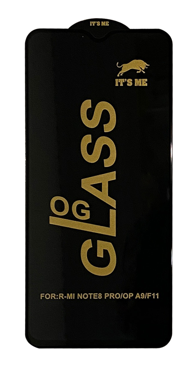Захисне скло NoName IT'S ME для Xiaomi Redmi Note 8 Pro Чорний, фото 1